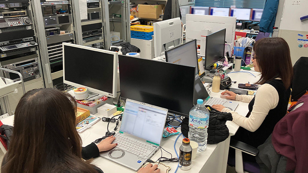 配信準備 写真2